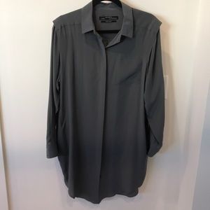 All saints silk shirt dress. Size 10.
